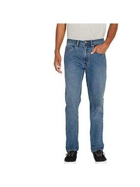 Buffalo David Bitton Mens Jackson-X Straight Stretch Jeans 32x30 Blue Denim